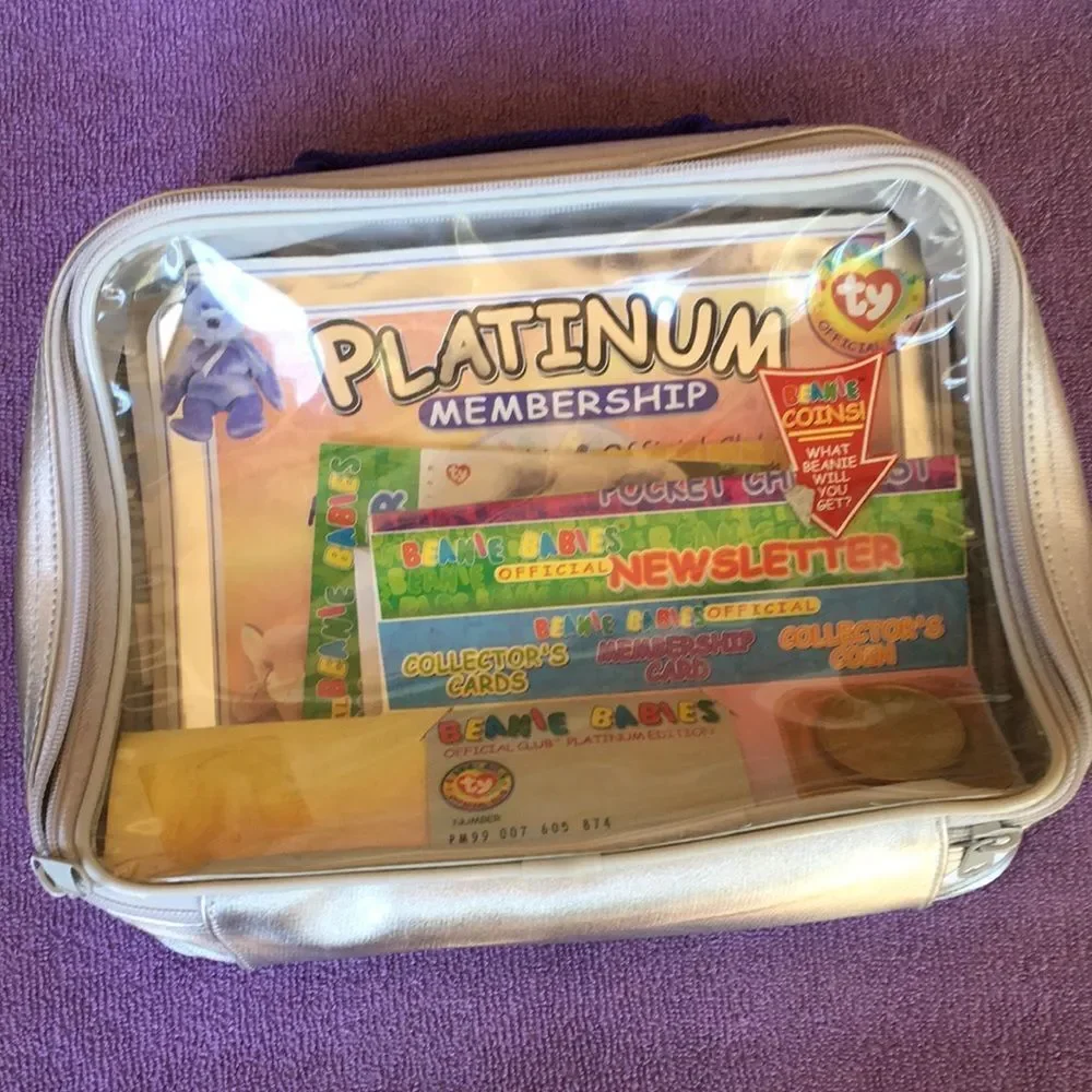 Platinum Membership Beanie Babies case
